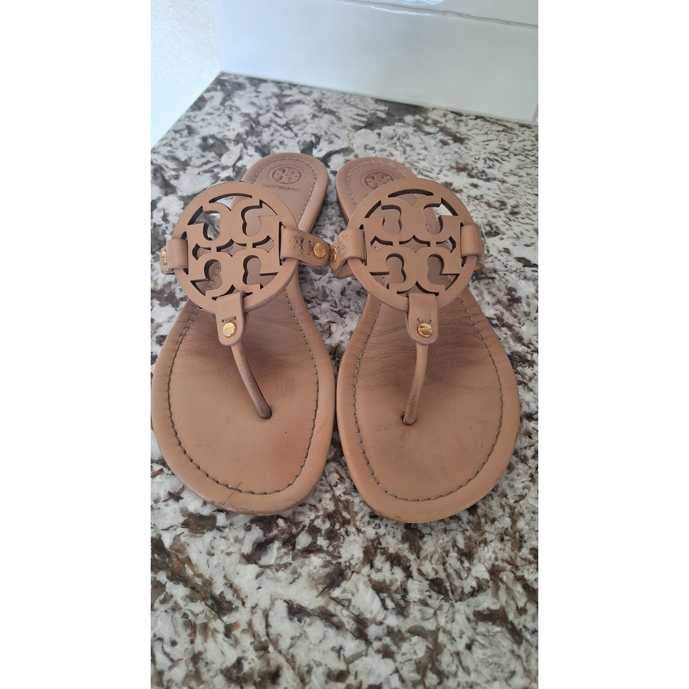 Tory Burch Miller Thong Sandal , Size US 11 M , Leather - Picture 1 of 11